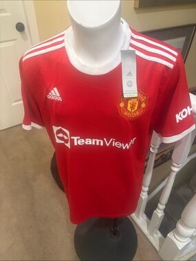 adidas red Manchester United Jersey